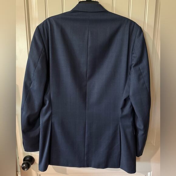 🔷CALVIN KLEIN 🔷 Men’s Blue Sport Coat Blazer (Size 42L)🔷 - Picture 3 of 9